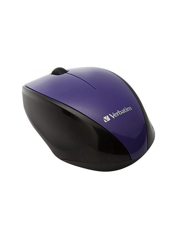 Verbatim Wireless Multi-Trac Blue LED Optical Mouse - Purple