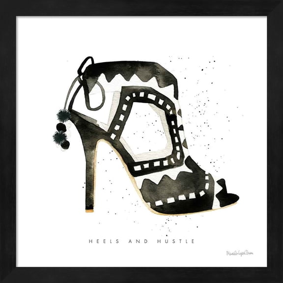 Great Art Now Glitz and Glam V by Mercedes Lopez Charro, Framed Wall Art, 13.25W x 13.25H