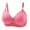 Hot Pink, variant on UJNDER Smooth Gathered Bra No or Steel Ring Three Buckle Side Collection Auxiliary Breast Underwear for Women Beige 40