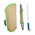 thumbnail image 3 of jinwen 3 Pack Dog Bite Arm Sleeves - Pet Training Stick - Training Set for Small Medium Green, 3 of 9