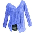 thumbnail image 1 of CEHVOM Blouse à Manches Longues Col en V Imprimée pour Femmes Grande Taille, Liquidation, 1 of 8