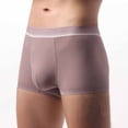 thumbnail image 2 of Men's Big & Tall Ice Silk Underwear Breathable Seamless Boxer Briefs Mid-Rise Comfortable Cool Underwear, 2 of 5