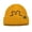 Yellow, variant on ZSQDM Women Men Knitted Winter Fashion Color bear Hats Hairball Raccoon Warm Ski Cap Trim Hat Warm Cap beanie of Men Hard Hat Sun Shade Bomber Hats Hairbrella Swim Cap Waterproof
