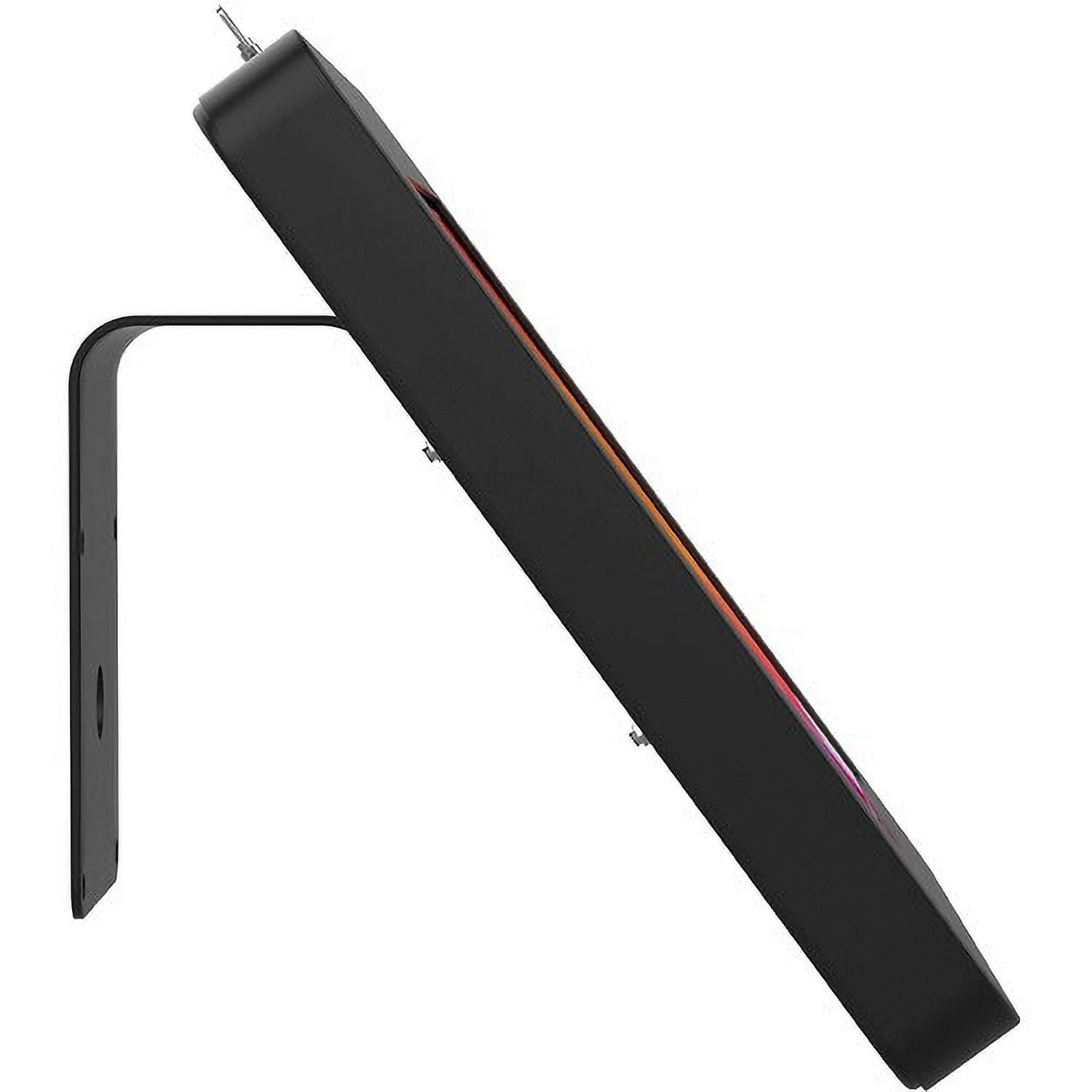 Support incurvé et support mural CTA Digital compatible VESA pour boîtiers de tablette Paragon - Noir