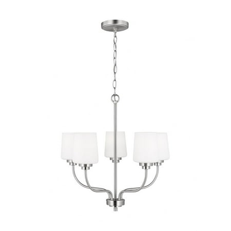 

Traditional Five Light Chandelier-Brushed Nickel Finish-Incandescent Lamping Type Bailey Street Home 73-Bel-4561513