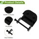 thumbnail image 5 of Reparación de visera solar 1 juego de Unique Bargains para Jeep Wrangler Jk 2007-2017 Clip de visera solar de metal negro, 5 of 6
