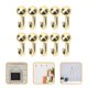 thumbnail image 3 of 10 Uds. De ganchos de Metal para colgar, ganchos para cuadros de pared, ganchos para colgar cuadros de alta resistencia HOMEMAXS MX16340860, 3 of 5