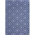 thumbnail image 1 of Trellis Diamond Moroccan Rug - 7 ft. 10 in. x 10 ft., Midnight Blue, UV Protected Floor Rug w/ Waterproof Surface for Garden, Patio, 1 of 8