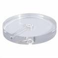 thumbnail image 5 of B&P Lamp® 6 1/2 Inch Diameter Round Clear Acrylic Lamp Base With Wire Way, 5 of 5