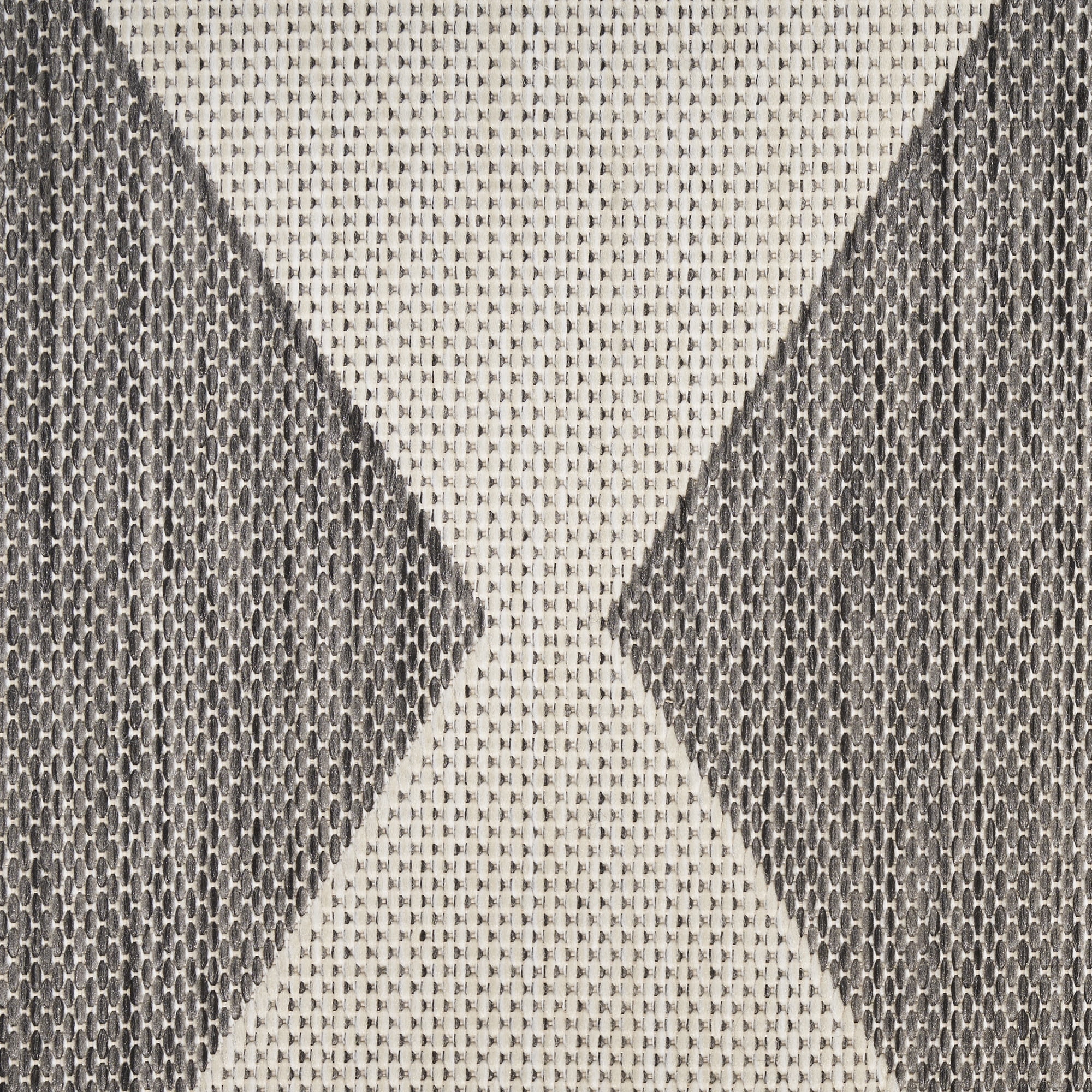 Nourison Positano Indoor/Outdoor Charcoal 4' x 6' Area Rug (4x6)