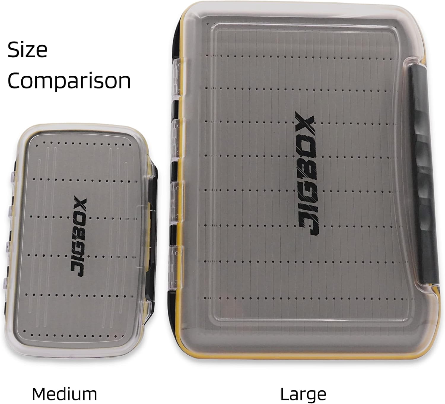 Deep Fishing Organizer Large Double Sided Waterproof Holds Larger Jigs Various Styles Heads Buck Tails Weed Jigs Swim Baits  and Tungsten