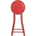 Trademark Home Round Counter Height Bar Stool 24Inch Backless