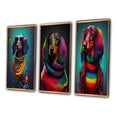 thumbnail image 3 of Designart "Snoop Dachshund with Cool Sunglasses" Animals Dog Daschund Framed Wall Art Set Of 3 - Multicolor Dog Daschund Frame Gallery Set For Office Decor, 3 of 6