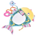 thumbnail image 3 of Espejo de peluche para asiento de coche, espejo de juguete para asiento de coche con diseño de peces, espejo para bebé para asiento de coche elaborado con cuidado, 3 of 10