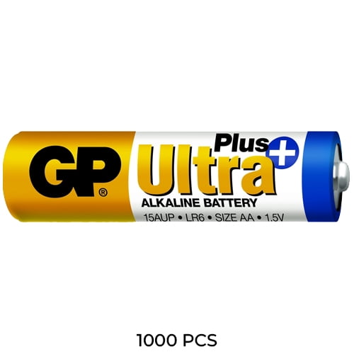Lot de 1000 Piles Alcalines AA GP (Gold Peak) Ultra Plus