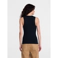 thumbnail image 4 of Scenario Women's Ribbed Tank Top with Lace Trim, Sizes XS-XXXL, 4 of 6