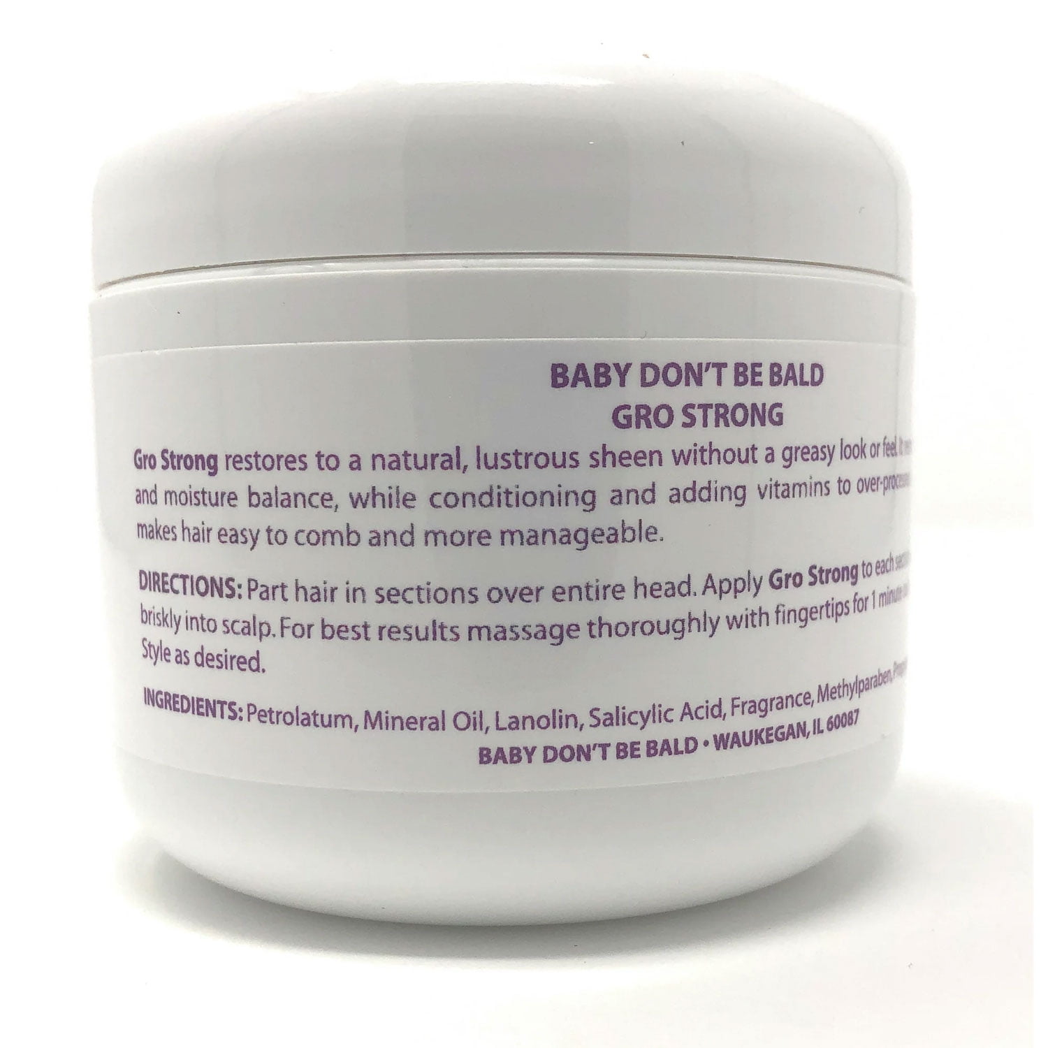 Baby Don't Be Bald Complete Hair & Scalp Treatment For Children Gro Strong, 4 Oz., Pack of 2