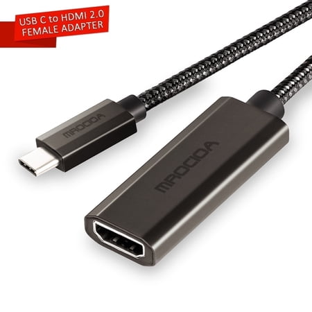 Mrocioa USB C to HDMI Adapter, Portable Aluminum USB-C 3.1 to HDMI, Thunderbolt 3/4, 4K 60Hz