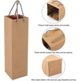 thumbnail image 3 of Paquete de 12 bolsas de vino, bolsas para botellas, bolsas de regalo Premium para vino, bolsas de lujo para botellas con asas de cuerda fuertes, 3 of 5