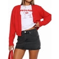 thumbnail image 3 of Womens Vintage Slim Fit Denim Mini Skirt Fashion Casual High Waist A Line Stretch Jeans Skirt Black XL, 3 of 7