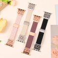 thumbnail image 6 of Wearlizer Slim Braided Magnetic Band Compatible with Apple Watch Band 38/40/41/42/44/45/46/49mm Women, 16mm Stretchy Nylon Celtic Knot Dressy Strap for iWatch Series 11 10 9 8 7 SE Ultra 3 2 1, 6 of 8