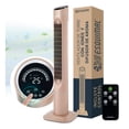 thumbnail image 1 of Ventilador de Torre 128 cm ESQUIMAL con Ionizador, Purificador de Aire con caja de Aromas, Panel Táctil LED, Oscilación 90°, Temporizador 7.5 h, Color Cobre., 1 of 7