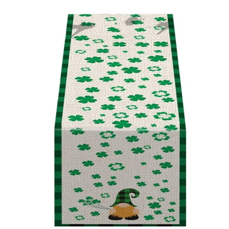 

car decor wedding decor St. Patricks s Day Table Flag Linen Reversible Printed Tablecloth Non Slip Heat Resistants Placemat