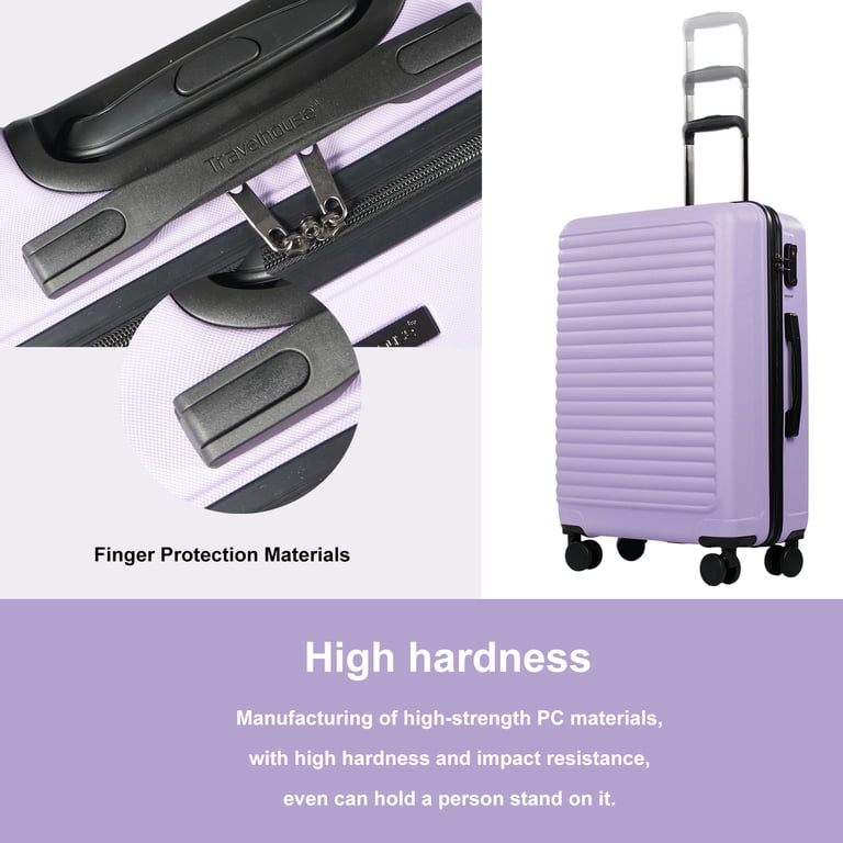 Travelhouse Hardshell 3 Piece Luggage Set, TSA Lock, Spinner