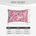 thumbnail image 6 of LNWH Rectangle Pillow Cover, Cute Cartoon Hippopotamus Animal Cushion Covers Pillowcase for Couch Bedroom Sofa, 16"x24", 6 of 7