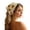 Beige, variant on Crochet Daisy Triangle Head Scarf, Knitted Floral Bandana Head Wrap, Adjustable Back Tie Hair Kerchief For Daily, Travel, Beach & Outdoor Styling