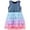 Blue, variant on ATAIKU Little Girls Tulle Dress Mermaid Tutu Birthday Party Dresses Kids Formal Summer Clothes - 1PCS Dark Blue