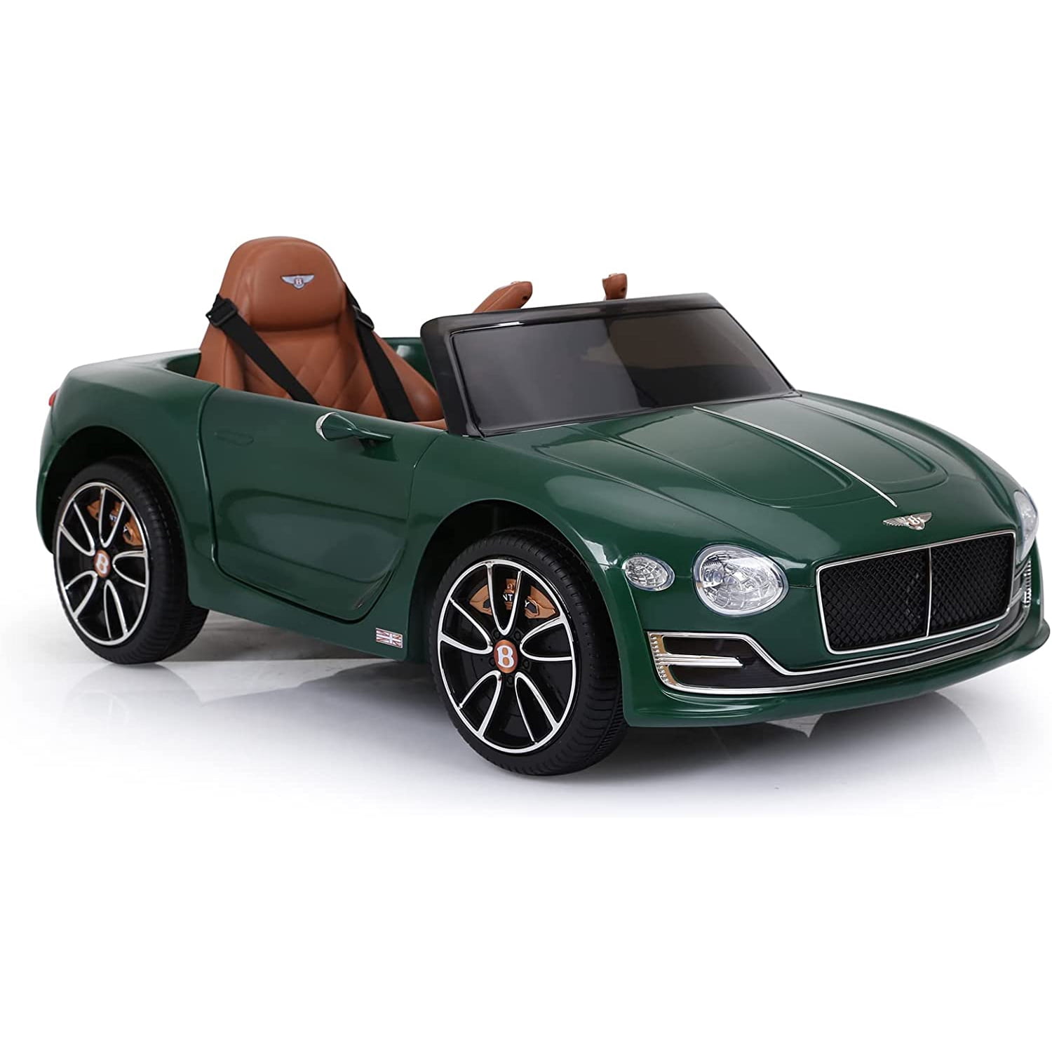 CIPACHO 12 V Powered Ride On Car, Licensed Battery Electric Car for Kids, Longer Playtime, Luxury Ride on Toys, Green CIPACHO 12 V Powered Ride On Car, Licensed Battery Electric Car for Kids, Longer Playtime, Luxury Ride on Toys, Green