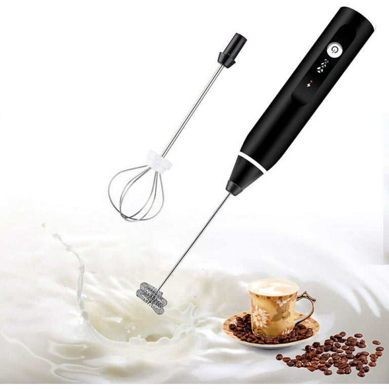 Zulay Powerful Milk Frother for Coffee with Upgraded Titanium Motor -  Handheld Frother Electric Whisk, Milk Foamer, Mini Mixer and Coffee Blender