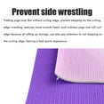 thumbnail image 3 of facefd Foldable Thick Yoga Mat Eco-Friendly Portable Travel Pilates Mat PVC Non-Slip Exercise Mat for Men/Women, 3 of 5