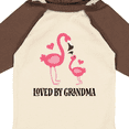 thumbnail image 4 of Inktastic Grandma Loves Me Flamingo Grandchild Girls Long Sleeve Baby Bodysuit, 4 of 5