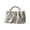 White, variant on HGIEYS Pleated Clutch Purses for Women Soft Leather Evening Bag Pearl Handbags for Wedding Bridal Party Prom | Soft Leather