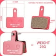 thumbnail image 5 of BUCKLOS 2 Pairs Bike Brake Pads for TRP Tektro Shimano Deore Br-M575 M525 M515 T615 T675 M505 M495 M486 M485 M475 M465 M447 M446 M445 M416 M415 M395 M375 M315 M355 C601 C501, 5 of 8