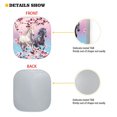 thumbnail image 4 of Yuyamidu Cherry Blossom Car Sunshade 2 Pack Horse Automobile Sunshades Windshield for SUV Truck Van Universal Sun Visor for Car Windshield Keep Vehicle Cool, 4 of 5