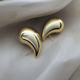 thumbnail image 5 of Pendientes de tuerca con diseño de estilo europeo y americano para mujer, aretes exagerados de calabaza con personalidad chapada en forma de gota, cuerno de pimienta, 5 of 5