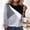 Gray, variant on BELLZELY Women's Tops Long Sleeve for Winter Women's Fashion Casual Round-Neck Stitching Contrast Color Long Sleeve T-shirt Blouse