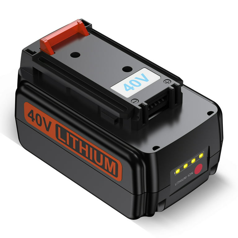  Powerost LBX2040 40V Lithium Battery: Replacement for Black and  Decker 40 Volt MAX LBXR2036 LBXR36 LBX1540 LBX2540 Compatible with 36V  Charger 2 Pack : Tools & Home Improvement