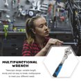 thumbnail image 3 of MasteelfCA Ratchet Wrench 180 Degree Rotation Ratchet Spanner Household Repair Tool, 3 of 7