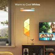 Nanoleaf Shapes Triangles Smarter Kit, 5PK Indoor Modern Modular LED Wall Light Panels