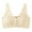 Beige, variant on Utoimkio Front Closure Wireless Bras for Women Comfort Full Coverage Bras for Women No Underwire Everyday Bras