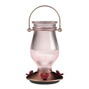 Perky-Pet Rose Gold Top-Fill Glass Hummingbird Feeder