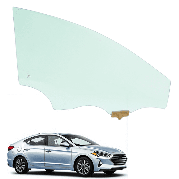 Front Door Window Glass For Hyundai Elantra 4-Door 2016-2020 Passenger Right