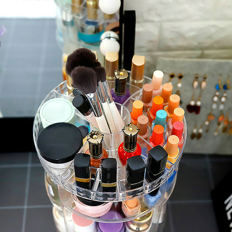  Argox 360 Rotating Makeup Organizer,Large Capacity&Adjustable  Multi-Function Cosmetic Storage Box,The Perfect Makeup Organizer On The  Dresser (Large, Diamond pattern) : Beauty & Personal Care