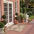 thumbnail image 3 of Safavieh Courtyard Crystal Floral Indoor/Outdoor Area Rug, Brown/Natural, 2' x 3'7", 3 of 14