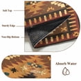 thumbnail image 2 of Southwest Ethnic Round Rug 3ft Washable Circle Entryway Rugs Non Slip Modern Geometric Vintage Area Rug Indoor Floor Carpet for Bedroom Kitchen Living Room Home Office Dining Room Nursery, 2 of 8