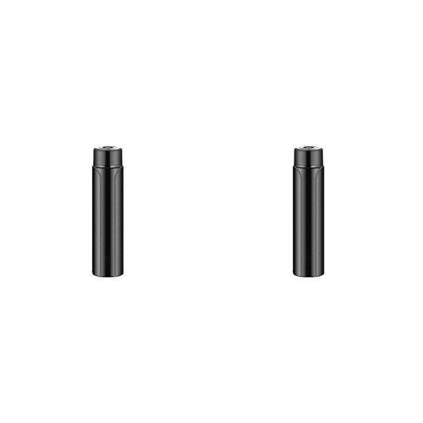 Jumpingount ABS hombre mini afeitadora portátil con interfaz USB de mano desmontable LED viaje de negocios Trimmer Clippers negro Negro 2piezas